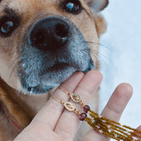Antique Moss & Pearl Dangles - MA x RR Collab