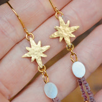 Mulberry Galaxies Dangles - MA x RR Collab