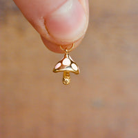 Pink Mushroom 3D Charms