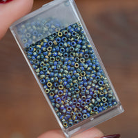 11/0 Opaque Dark Teal Picasso