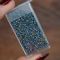 11/0 Opaque Dark Teal Picasso