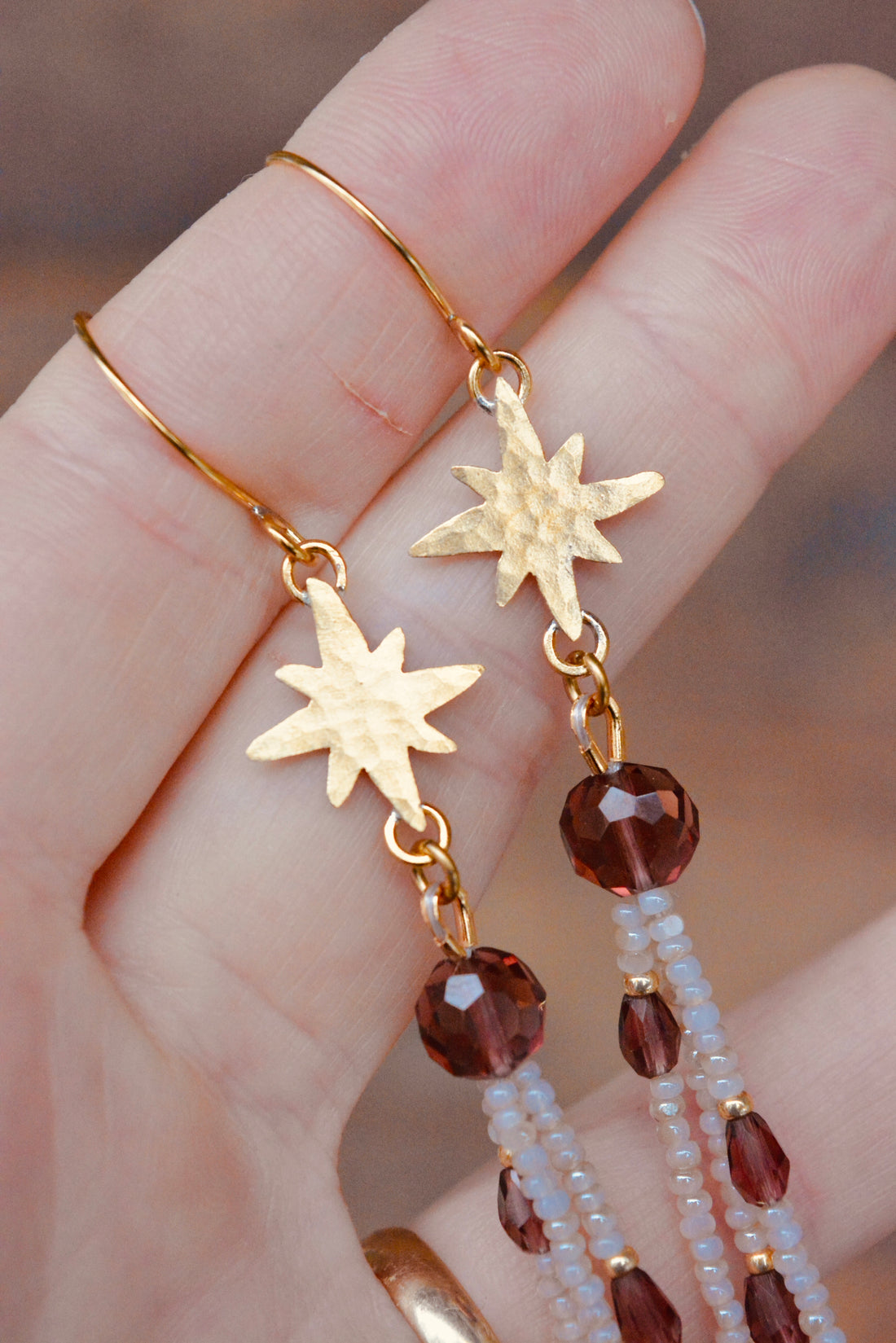 Vintage Star Drop Dangles - MA x RR Collab