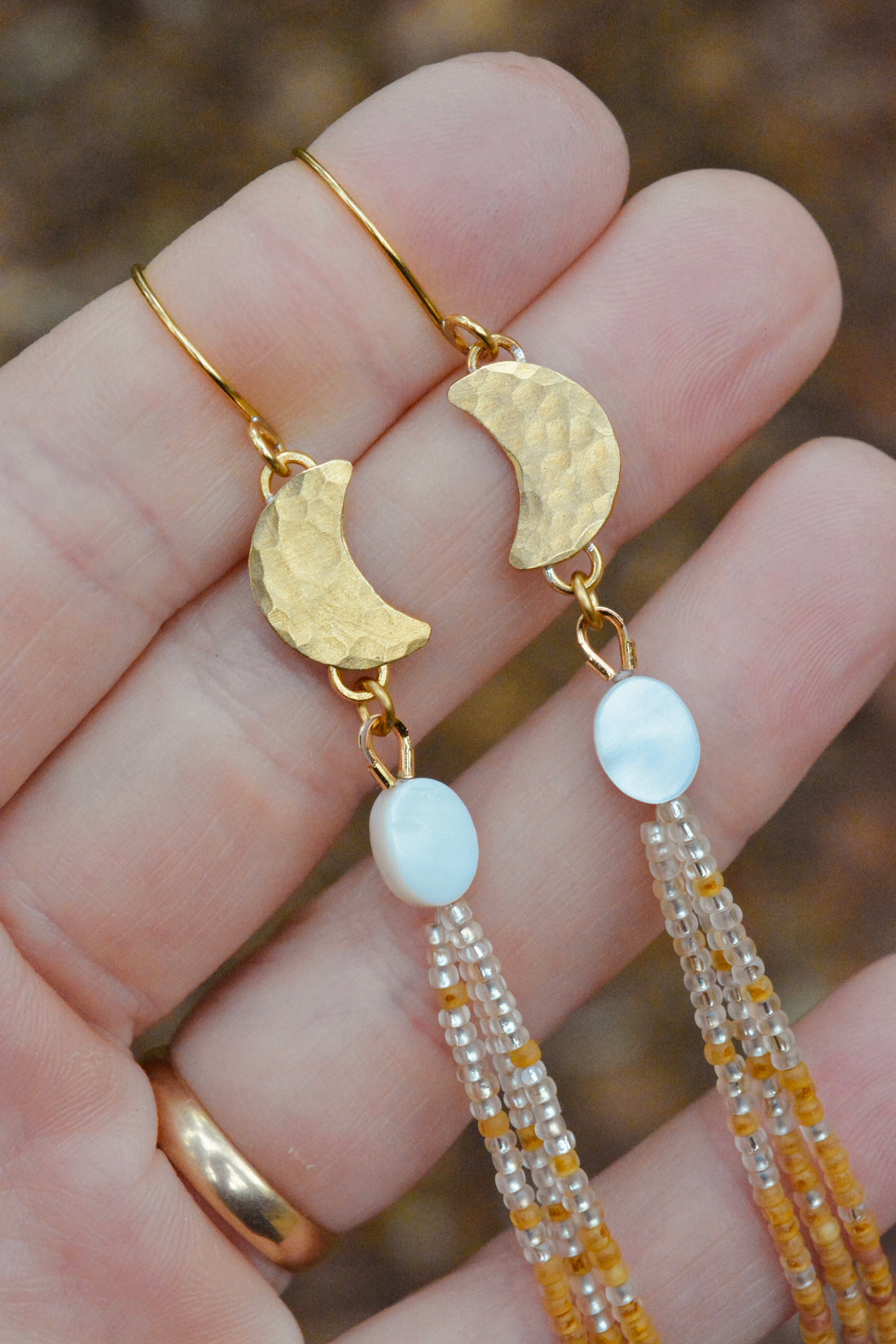 Harvest Moon Dangles - MA x RR Collab