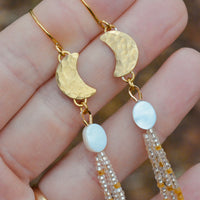 Harvest Moon Dangles - MA x RR Collab