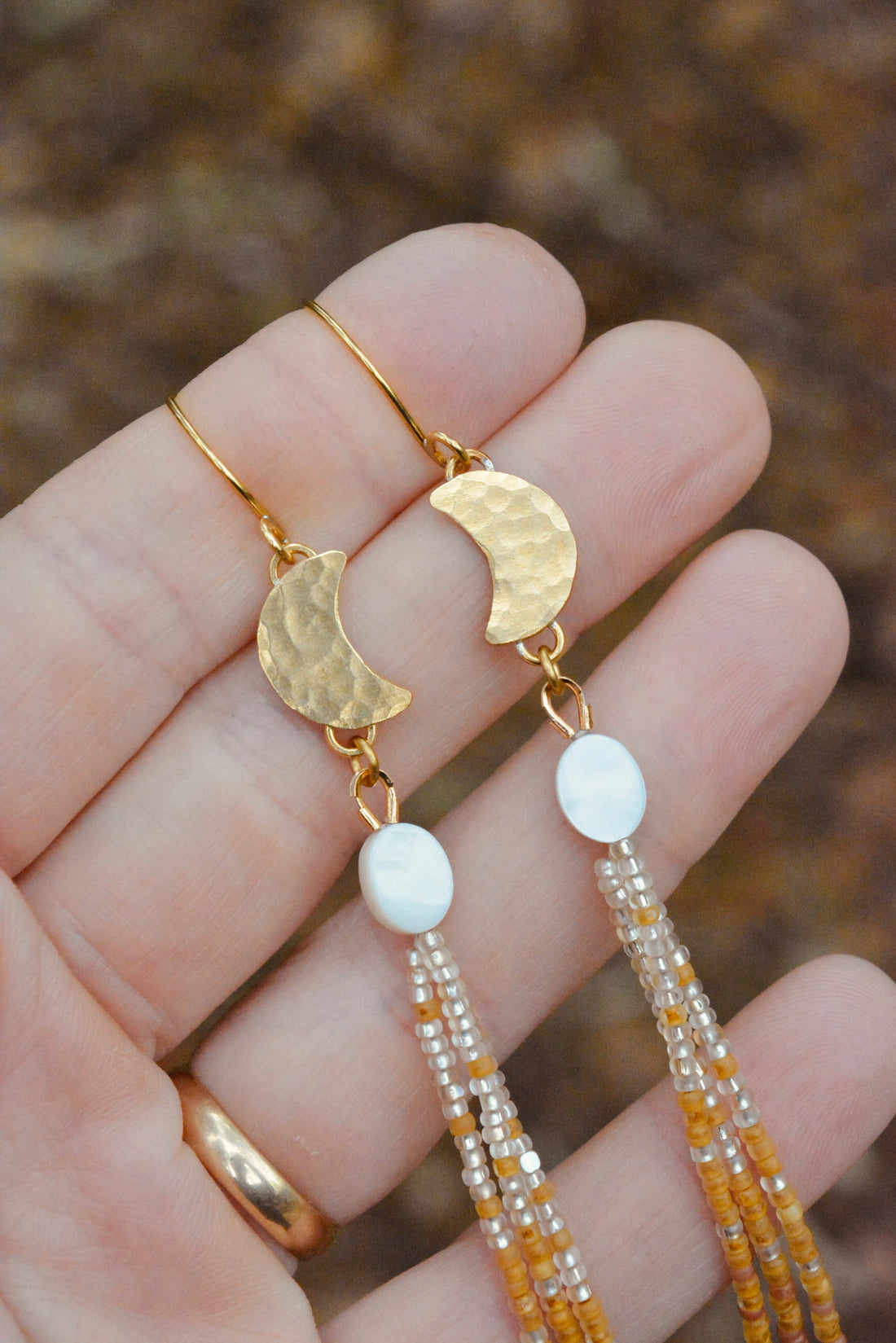 Harvest Moon Dangles - MA x RR Collab
