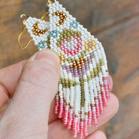 Opal Strawberry Polish Folk Flowers