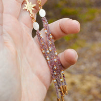 Mulberry Galaxies Dangles - MA x RR Collab