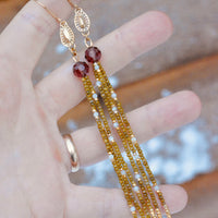 Antique Moss & Pearl Dangles - MA x RR Collab