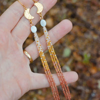 Harvest Moon Dangles - MA x RR Collab