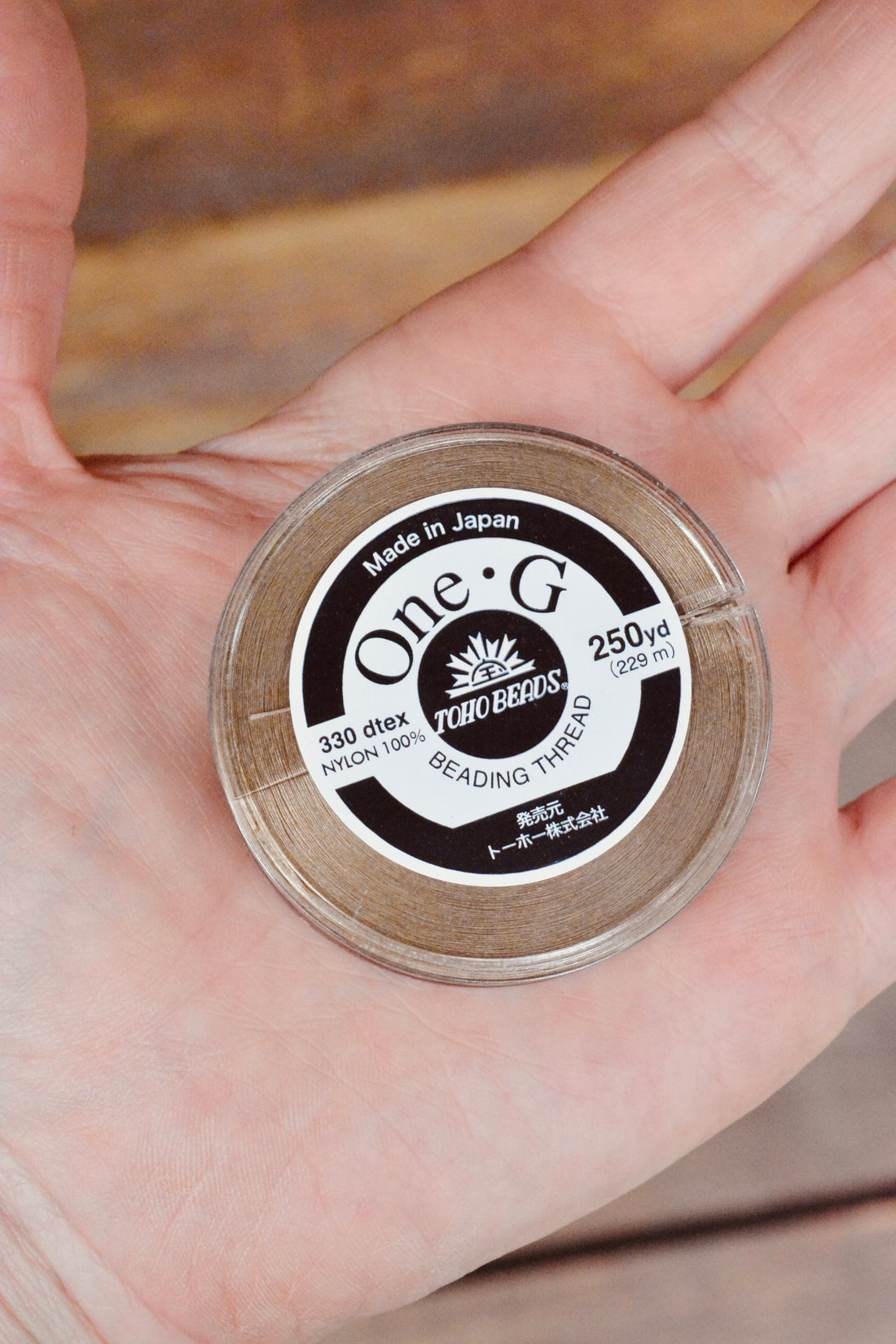 One G Thread - Large Spool Sand Ash