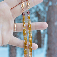 Antique Moss & Pearl Dangles - MA x RR Collab