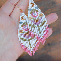 Opal Strawberry Polish Folk Flowers