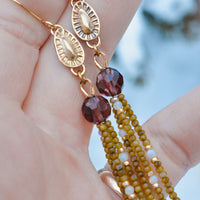 Antique Moss & Pearl Dangles - MA x RR Collab