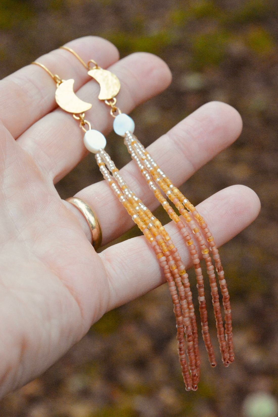 Harvest Moon Dangles - MA x RR Collab