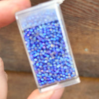 11/0 Silverlined Cobalt AB