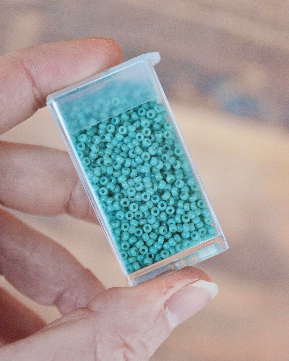 11/0 Opaque Turquoise Green