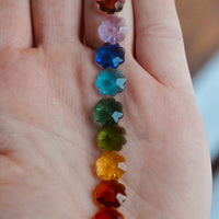 Rainbow Glass Flowers