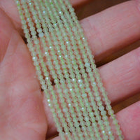 Pale Green Cat's Eye Quartz - 2mm