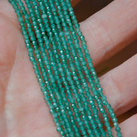 Sea Green Cat's Eye Quartz - 2mm