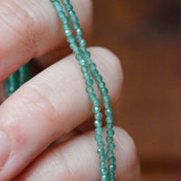 Sea Green Cat's Eye Quartz - 2mm
