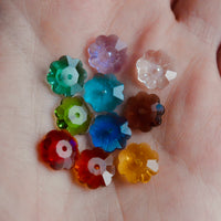Rainbow Glass Flowers