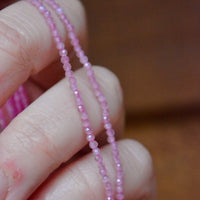 Pink Cat's Eye Quartz - 2mm