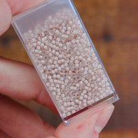 11/0 Blush Lined Crystal