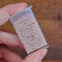 11/0 Blush Lined Crystal
