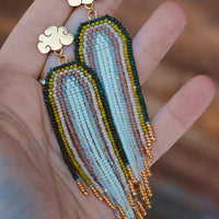 Woodland Rainbow Cloud Studs- MA x RR Collab