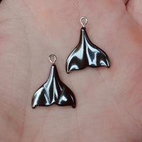 Natural Hematite Whale Tales - Grade A