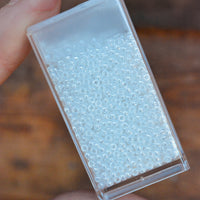 11/0 Crystal Ceylon