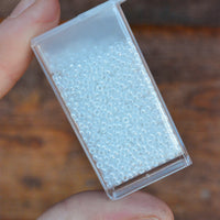 11/0 Crystal Ceylon