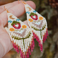 Strawberry Polish Folk Flowers