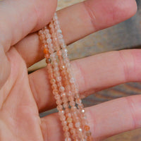 Grade AA Natural Strawberry Quartz  - Gradient