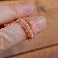 Grade AA Natural Strawberry Quartz  - Gradient