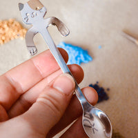 Tabby Cat Bead Spoon