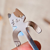 Tabby Cat Bead Spoon