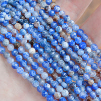 Cornflower Blue Natural Agate