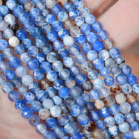 Cornflower Blue Natural Agate