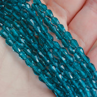 Deep Turquoise Teardrops