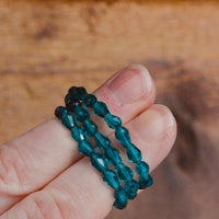 Deep Turquoise Teardrops