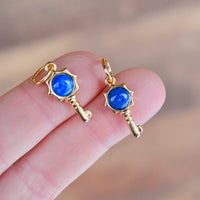 Blue Lapis Key Charms