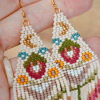 Strawberry Polish Folk Flowers