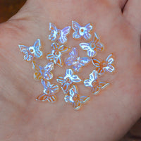 Iridescent Glass Butterflies