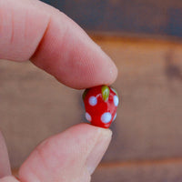 Glass Strawberries - Red
