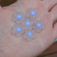 Lilac Transparent Acrylic Flowers
