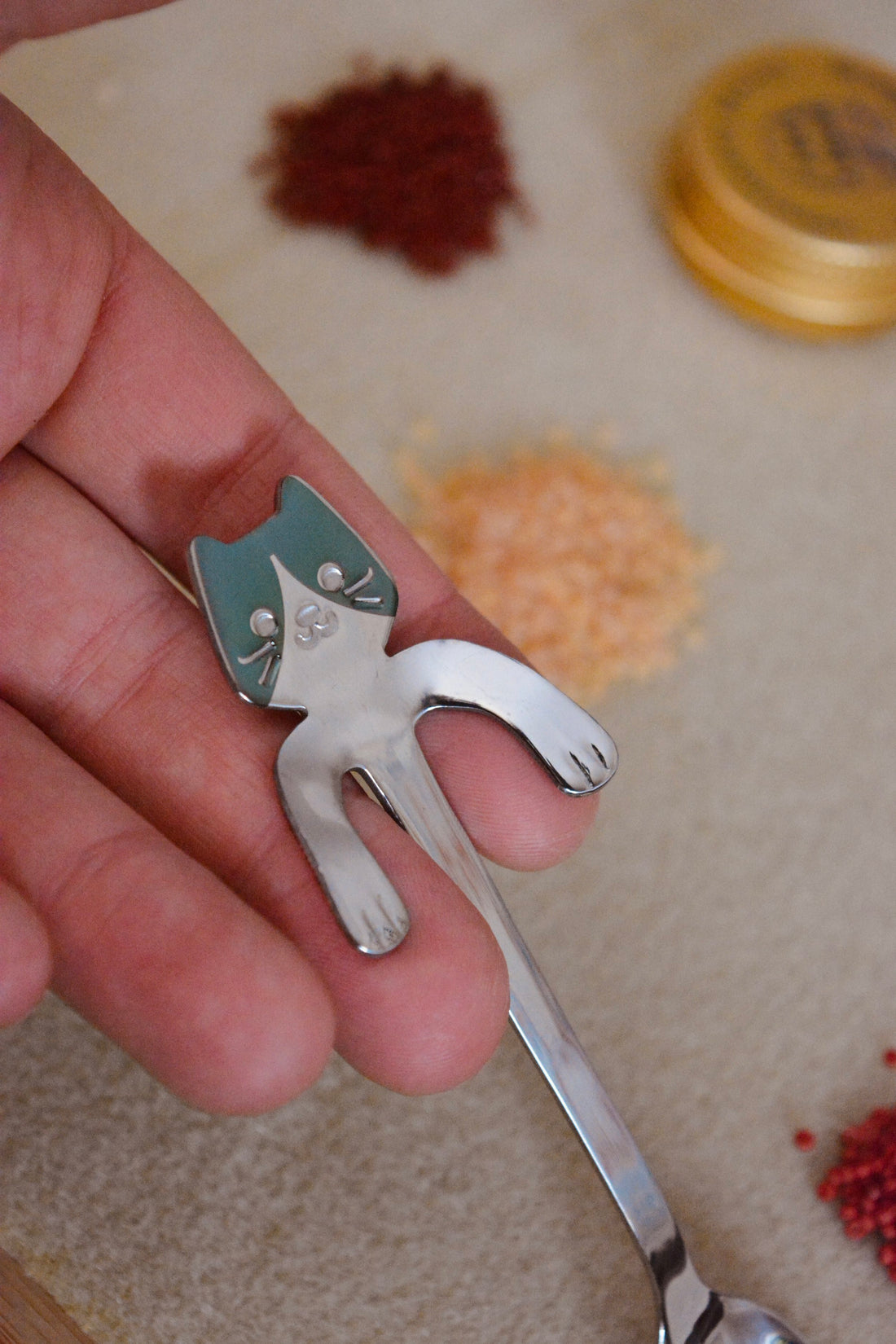 Kitty Bead Spoon