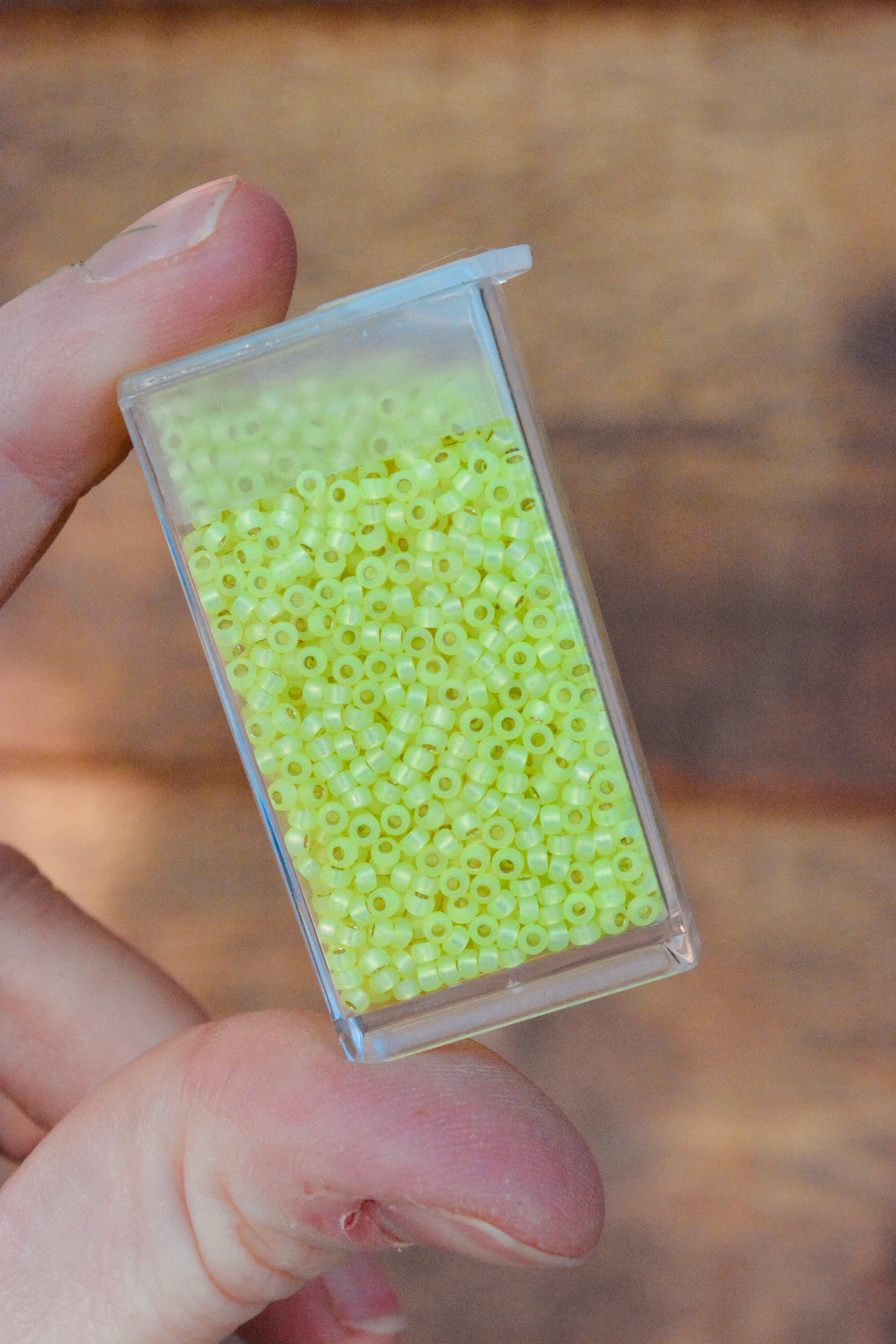 11/0 Chartreuse Opal