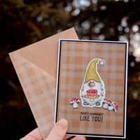 Mushroom Gnome Card