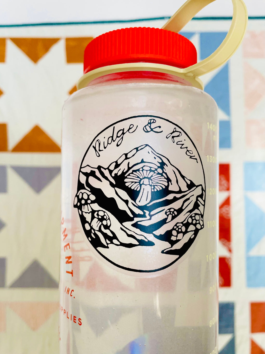 Ridge and River Transparent Sticker
